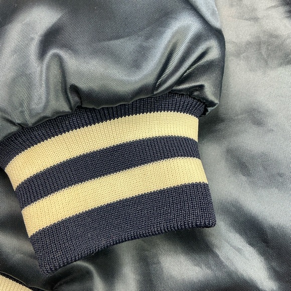 Vintage United States Navy 80/90s satin bomber jacket USA made size large - Picture 4 of 6